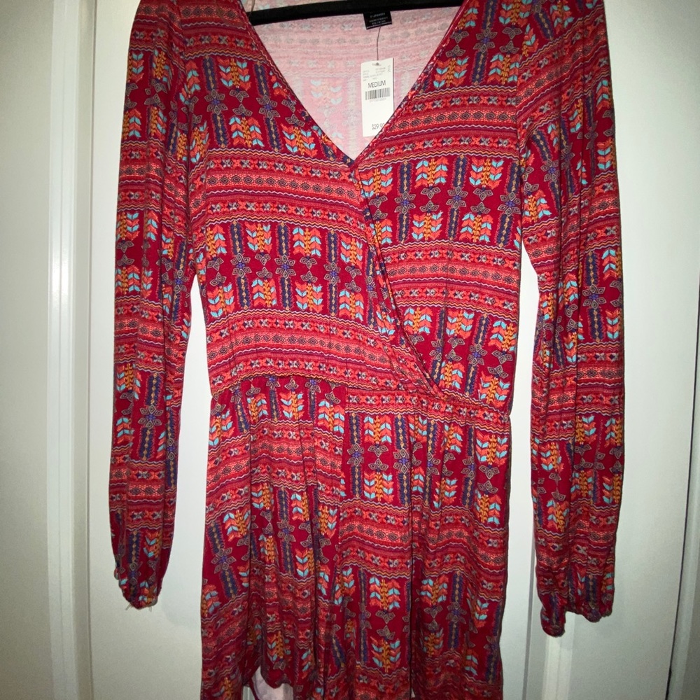 New boho pink romper